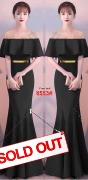 Longdress import 8553 hitam