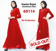 Gamis import 6011 red