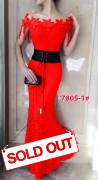 Longdress import 7805-1 red