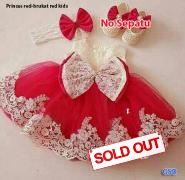 Dress princes kids red