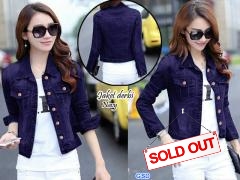 Jaket derbi navy