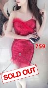 Dress import 759 red