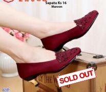 Sepatu Ks16 maroon