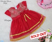 Dress kids bianca red