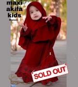 Maxi Akifa kids maroon