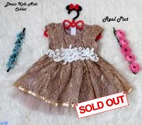 Dress Kids Asti coklat