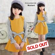 Dresss pinkan kids mustard