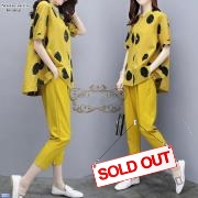 Setelan sarita kuning