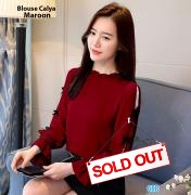 Blouse calya maroon
