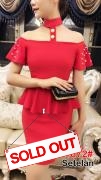 Setelan import 1872 red