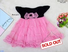 Dress kids quisi soft pink