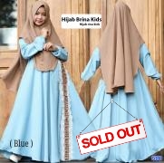Hijab brina kids biru-hijab rina kids