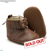 Sepatu Boot Girl Pw114 coklat