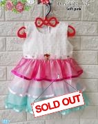 Dress kids olive soft pink