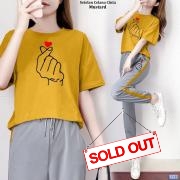 Celana cinta Mustard