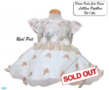 Dress jesi kids krem putih
