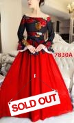 Longdress import 7830A red