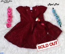 Dress Kids dina maroon