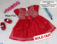 Dress auri kids red