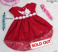 Dress Brukat Alice SML Red