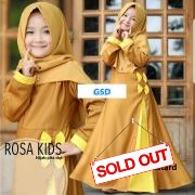 Hijab rossa kids mustard-hijab pita dot