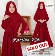 Syari karlina kids maroon