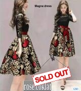 Magna dress Rose gold