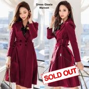 Dress gisela maroon