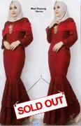 Maxi Duyung maroon