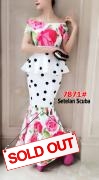 Setelan Import 7871 putih