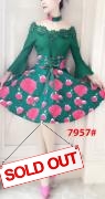 Dress import 7957 hijau