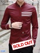 Kemeja Mercury maroon