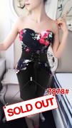 Mini dress kemben 7878 black