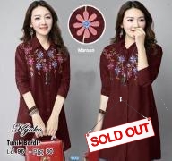 Tunik Yoko Bordir  maroon