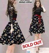 Magna dress melati coklat