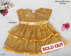 Dress kids lucy kuning