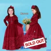 Maxi Karina Kids Maroon