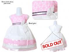 Dress kids desty pink muda