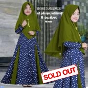 Syari Diana Polkadot armi