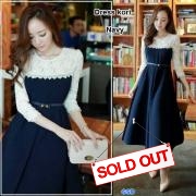 Dress kori navy