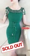 Dress import 7808 hijau