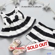 Setelan strip ribbon