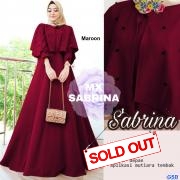 Maxi Sabrina Mutiara maroon