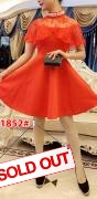 Dress import 1852 red