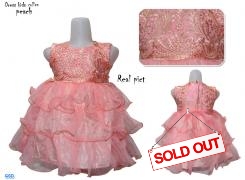 Dress kids collen peach