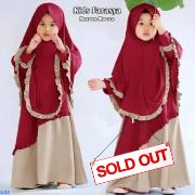 Kids Farasya maroon mocca