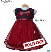 Dress Murni Kids Maroon