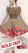 Dress import 1925 coklat