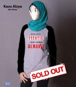 Kaos Alsya abu hitam