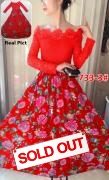 Longdress import 733-3 red